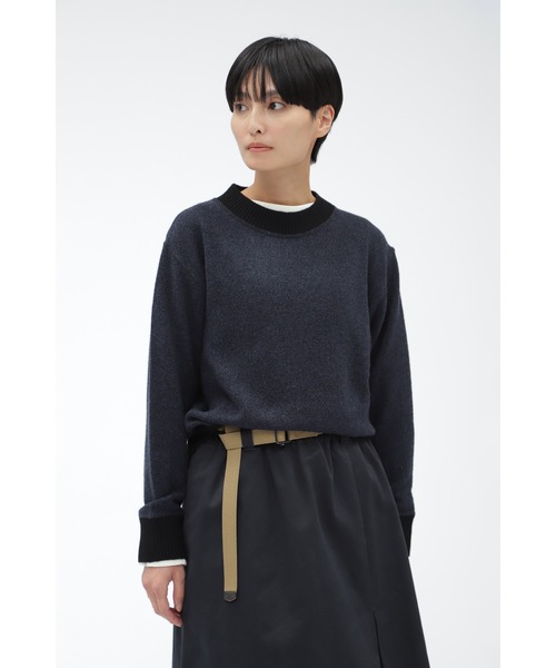 MHL.」 長袖ニット 2 ネイビー レディース MHL. マーガレットハウエル 