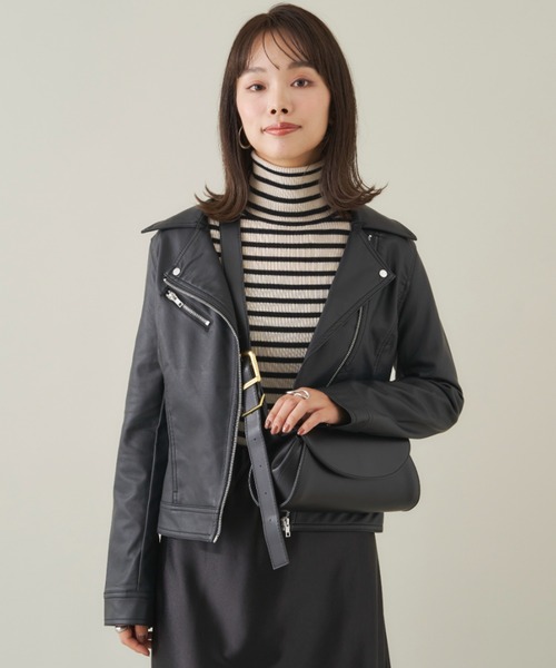 「Shelly island」 ブルゾン M ブラック レディース_画像4