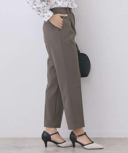 index（インデックス） パンツ ストレッチテーパードパンツ