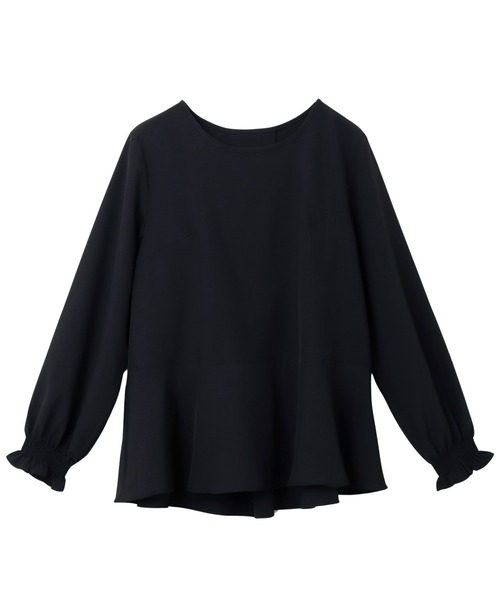 「evernavy」 長袖ブラウス L ネイビー レディース_画像4