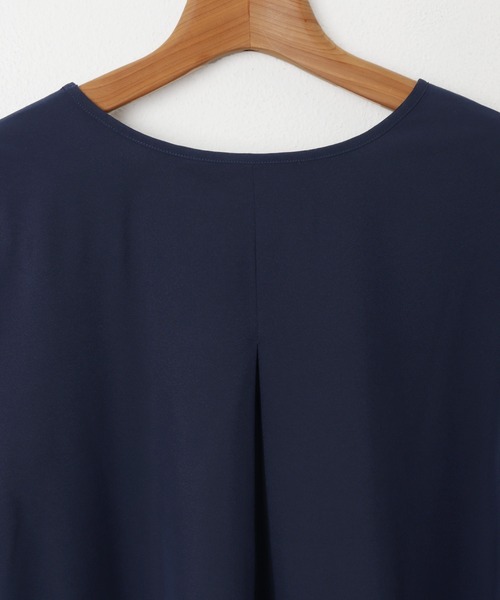 「evernavy」 長袖ブラウス L ネイビー レディース_画像8