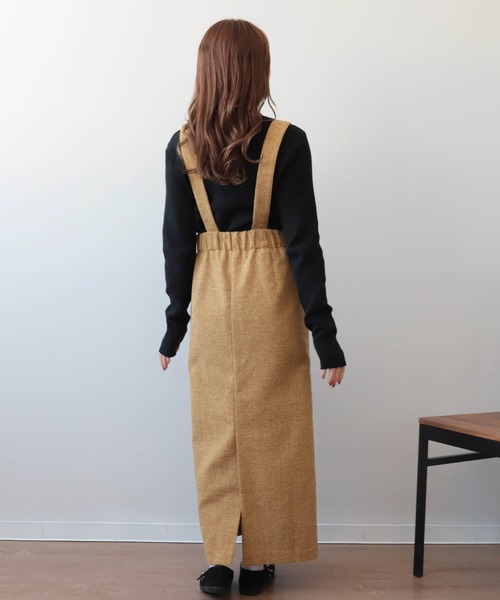 「mil」 サロペットスカート S マスタード レディース_画像5