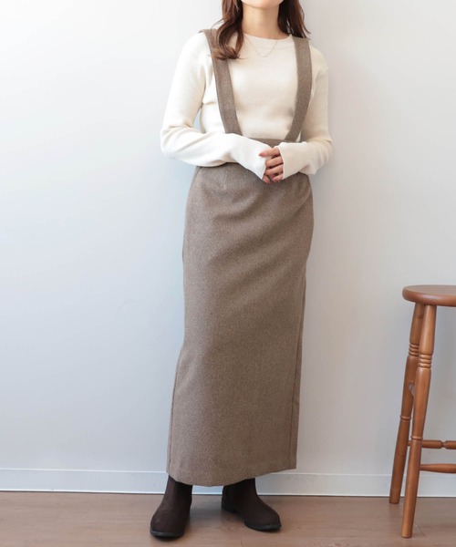 「mil」 サロペットスカート S マスタード レディース_画像8