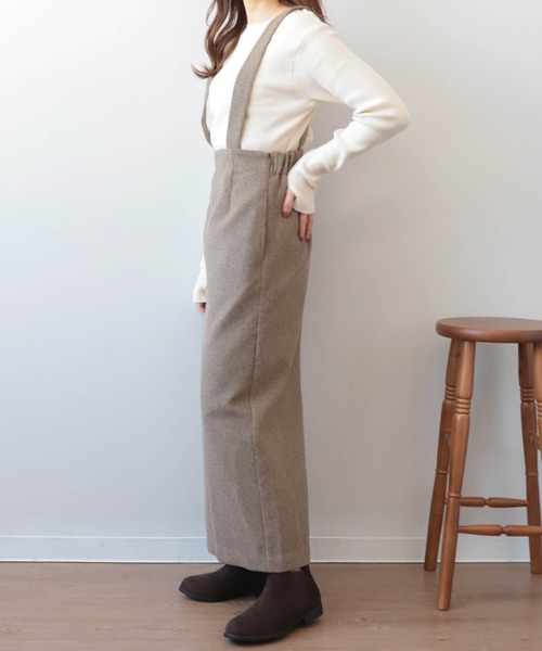 「mil」 サロペットスカート S マスタード レディース_画像9