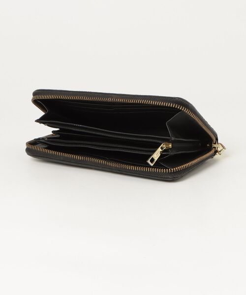 「& chouette」 ワンポイント財布 - ブラック レディース_画像4