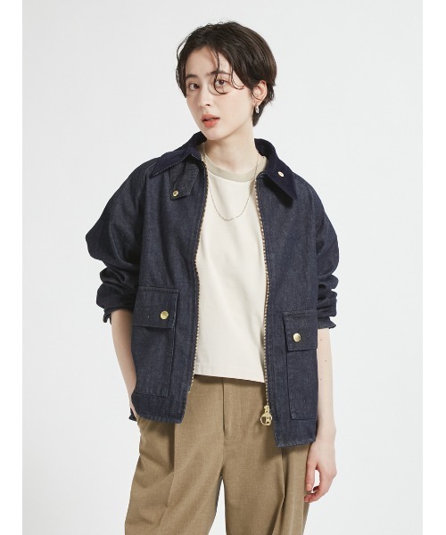 Barbour（バブアー） コート アウター 「CRAWLEY / クロウリー」デニム