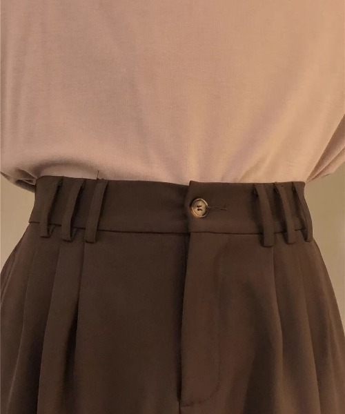 「link lot」 スラックス M ブラウン メンズ_画像2