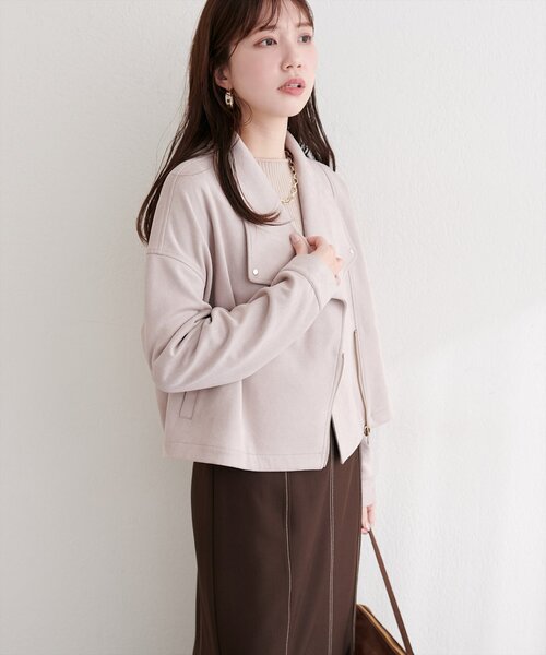 natural couture レザージャケット ライダース スエードライダース