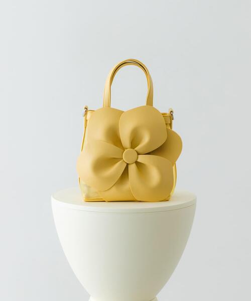 RODE SKO（ロデスコ） ハンドバッグ フラワーモチーフシアーバッグ