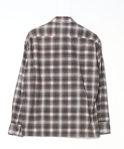 「N.HOOLYWOOD COMPILE」 長袖シャツ 36 ブラウン メンズ_画像2