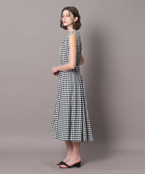 「DRESSTERIOR」 ノースリーブワンピース 36 ブラック レディース_画像10