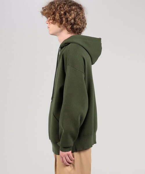 「CABaN」 長袖ニット L ライム メンズ_画像3