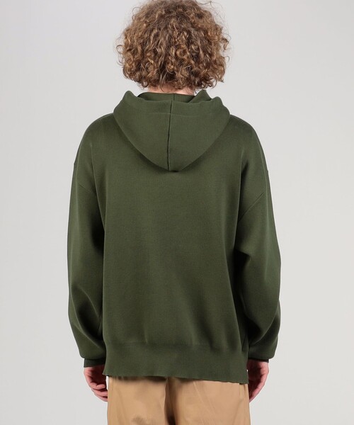 「CABaN」 長袖ニット L ライム メンズ_画像4