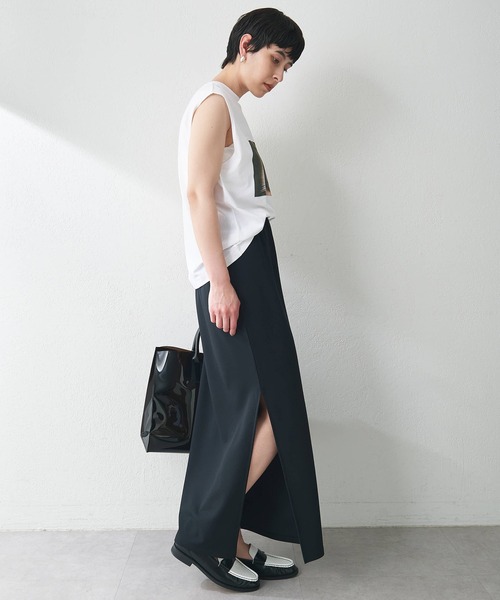 Whim Gazette（ウィム ガゼット） ロング スカート カットジョーゼット