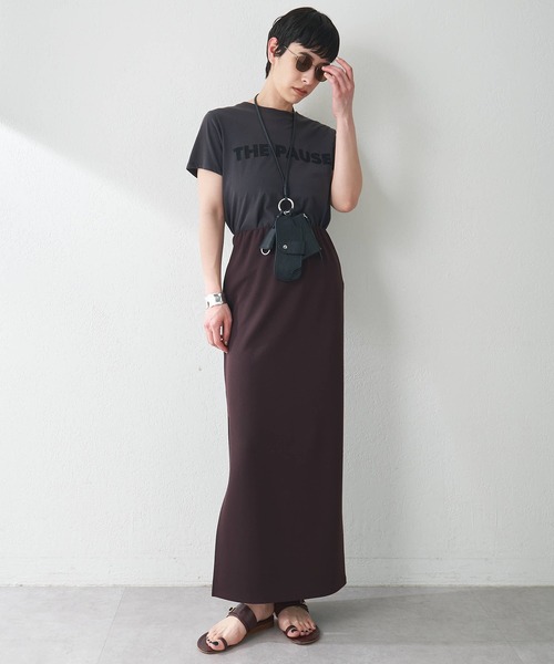Whim Gazette（ウィム ガゼット） ロング スカート カットジョーゼット