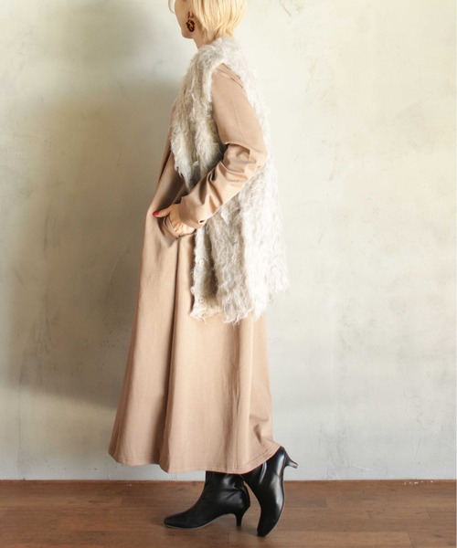 「BITTOKO」 長袖ワンピース FREE ブラック レディース_画像6