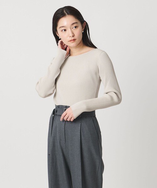 MARW UNITED ARROWS クルーネック ニットプルオーバー　ブルー MARW UNITED ARROWS（マルゥ ユナイテッドアローズ）の「＜MARW UNITED