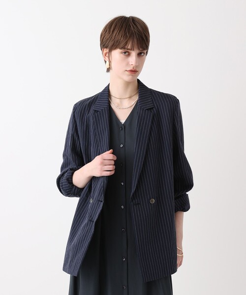 美品　allureville テーラードジャケット allureville（アルアバイル） ジャケット テーラードジャケット シアー
