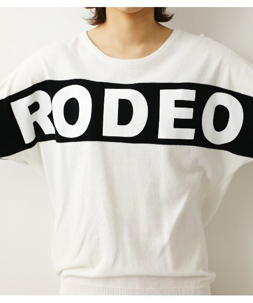 「RODEO CROWNS WIDE BOWL」 半袖ニット FREE ホワイト レディース_画像6
