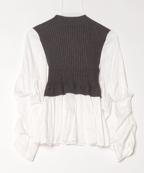 「fifth」 長袖ブラウス M グレー レディース_画像2