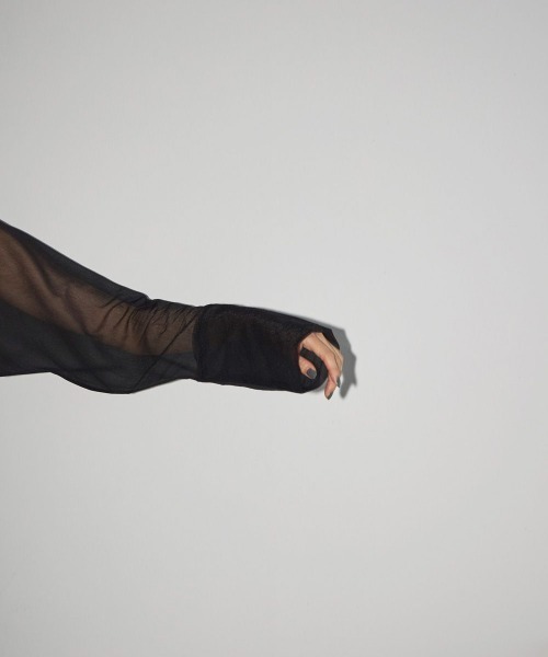 「TODAYFUL」 長袖カットソー ONE SIZE ブラック レディースの画像