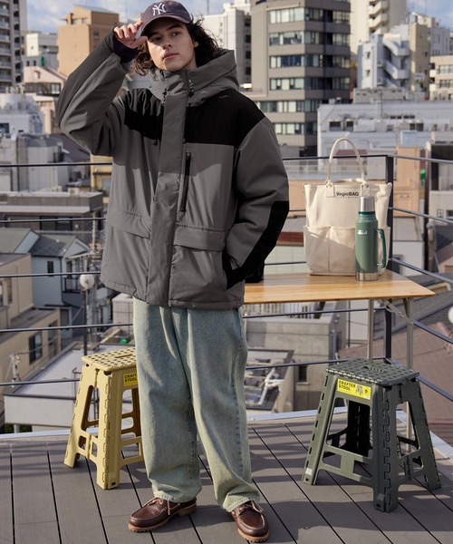 「BARK MANHATTAN」 マウンテンパーカー M チャコールグレー メンズ_画像7