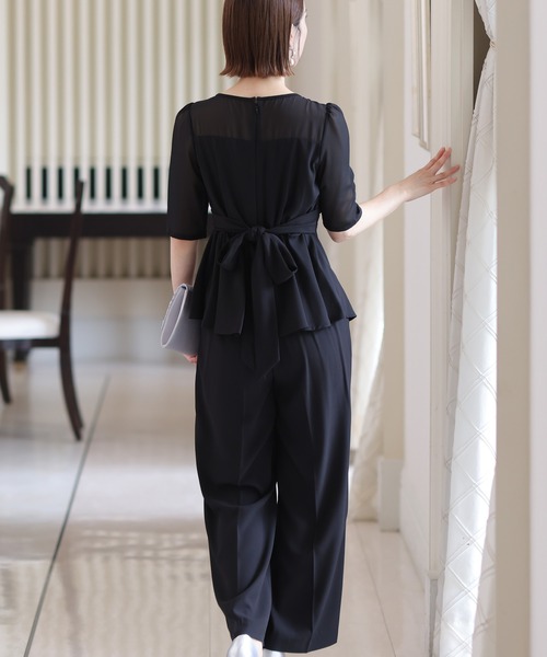 「PourVous」 「haremode」セットアップ S ネイビー レディース_画像4