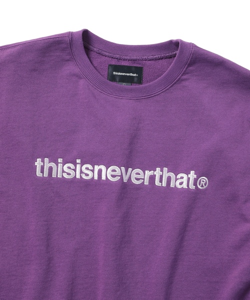 thisisneverthat（ディスイズネバーザット） スウェットカットソー S