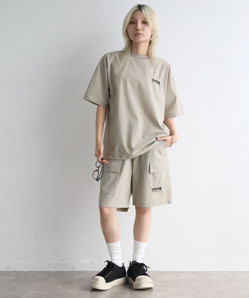 THRASHER（スラッシャー） ワイドパンツ ハーフパンツ カーゴパンツ