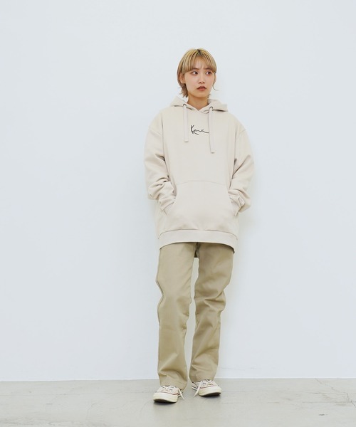 「KARL KANI」 プルオーバーパーカー MEDIUM ベージュ系その他 メンズ_画像6