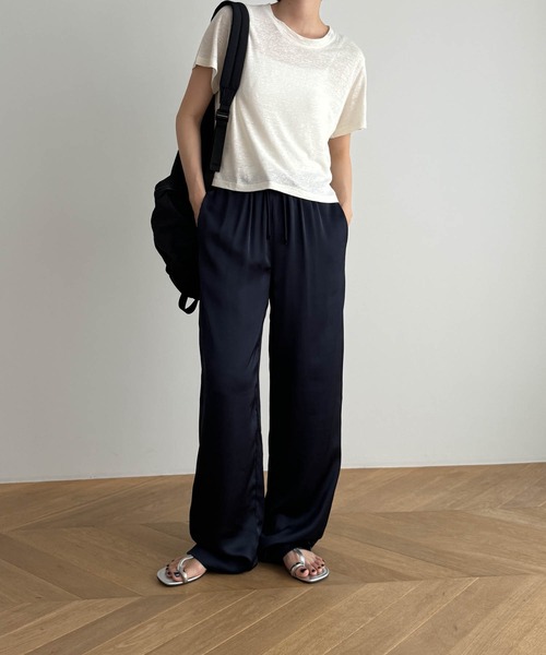 「CANAL JEAN」 「EL mar」半袖Tシャツ ONE SIZE ホワイト レディース_画像4