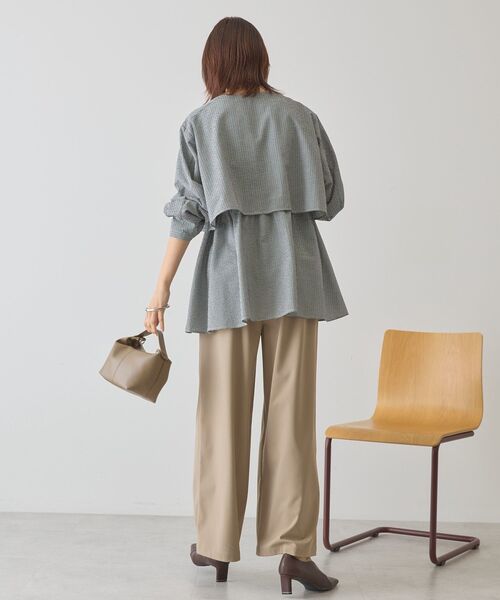 「AMERICAN HOLIC」 7分袖チュニック L ブラック レディース_画像7
