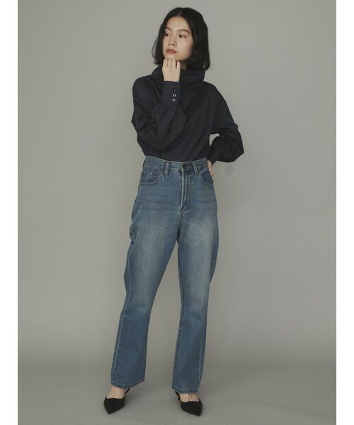 「COTORICA」 長袖ブラウス FREE ネイビー レディース_画像10
