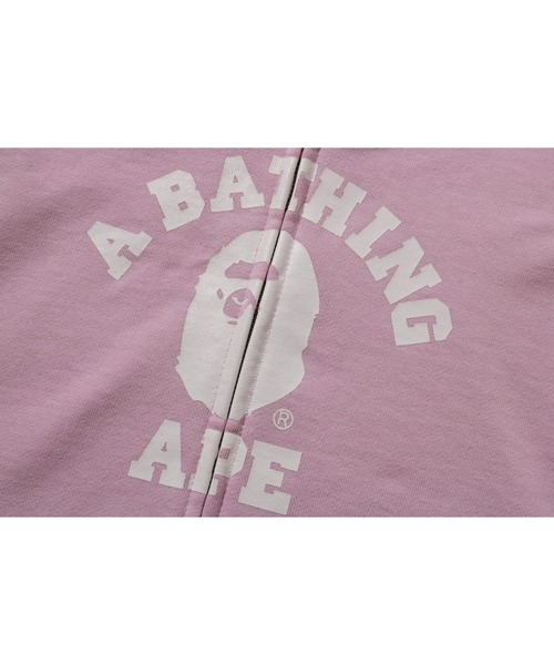 パーカー COLLEGE ZIP HOODIE レディースの画像