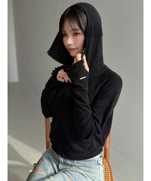tシャツ 「UVカット」ベーシックパーカー レディースの画像