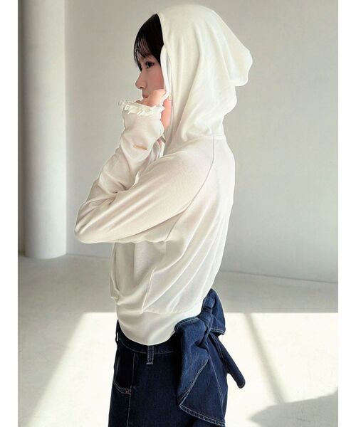 tシャツ 「UVカット」ベーシックパーカー レディースの画像
