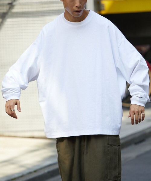 「FREAK'S STORE」 「CHOW DOWN」長袖Tシャツ LARGE ブラック メンズ_画像6