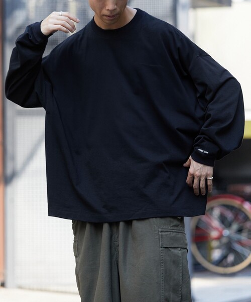 「FREAK'S STORE」 「CHOW DOWN」長袖Tシャツ LARGE ブラック メンズ_画像9