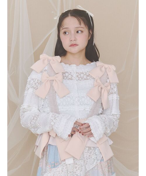 【未使用✨】　FULL OF RIBBON HARNESS TULLE スカート merry jenny（メリージェニー） ベルト Tulle ribbon harness
