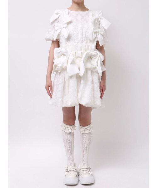 merry jenny Tulle ribbon harness ハーネス　白 merry jenny（メリージェニー） ベルト Tulle ribbon harness