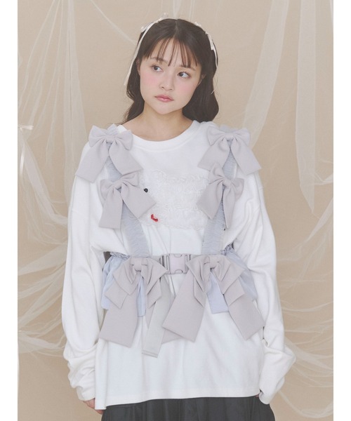 merry jenny（メリージェニー） ベルト Tulle ribbon harness
