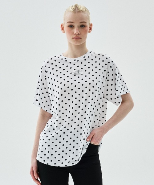 Mardi Mercredi（マルディメクルディ） tシャツ 半袖 TSHIRT DOT