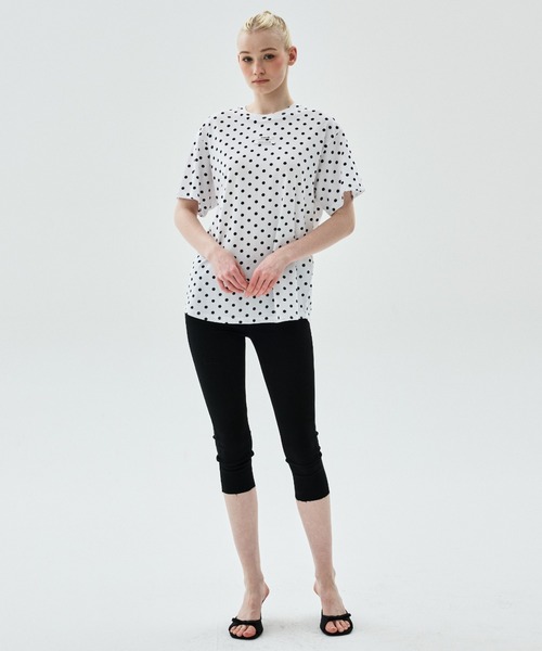 Mardi Mercredi（マルディメクルディ） tシャツ 半袖 TSHIRT DOT