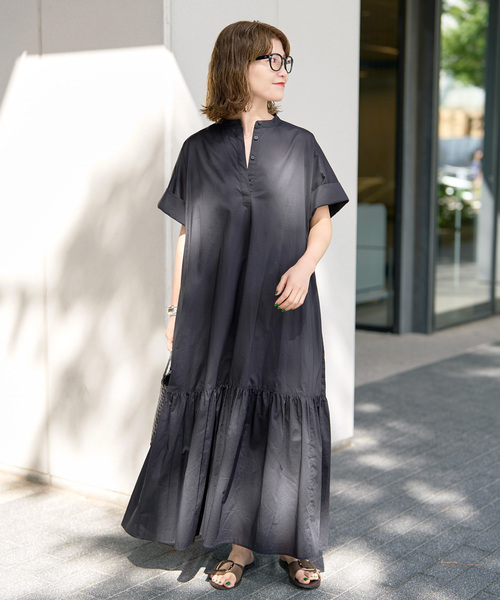 「Spick & Span」 シャツワンピース FREE ブラウン レディース_画像2