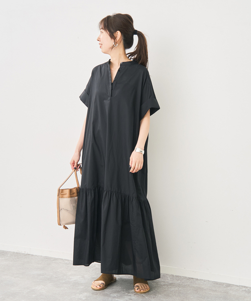 「Spick & Span」 シャツワンピース FREE ブラウン レディース_画像3
