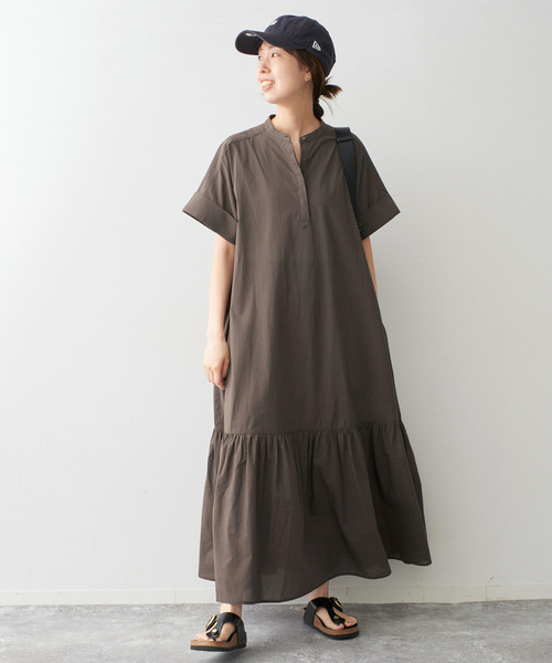 「Spick & Span」 シャツワンピース FREE ブラウン レディース_画像5