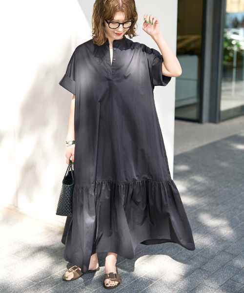 「Spick & Span」 シャツワンピース FREE ブラウン レディース_画像6