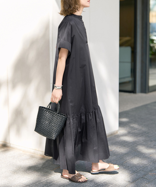 「Spick & Span」 シャツワンピース FREE ブラウン レディース_画像7