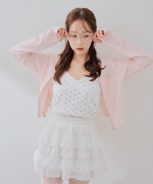 continuer de NICE CLAUP tシャツ 「UVカット率90％」刺しゅうUVカット