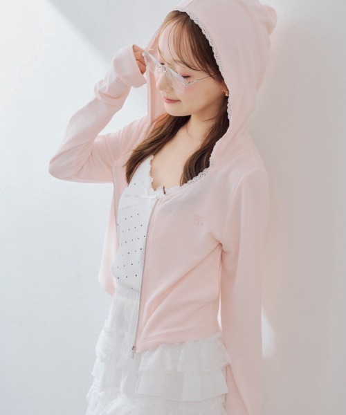 continuer de NICE CLAUP tシャツ 「UVカット率90％」刺しゅうUVカット